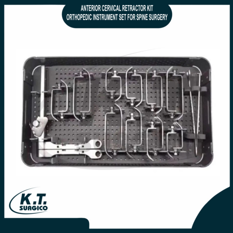 anterior cervical retractor kit spine surgery instruments