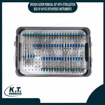 broken screw removal set 49 pcs sterilization box 