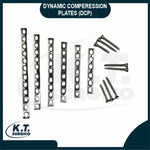 dynamic compression plate with screws orthopedic implants 