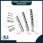 dynamic compression plate with screws orthopedic implants