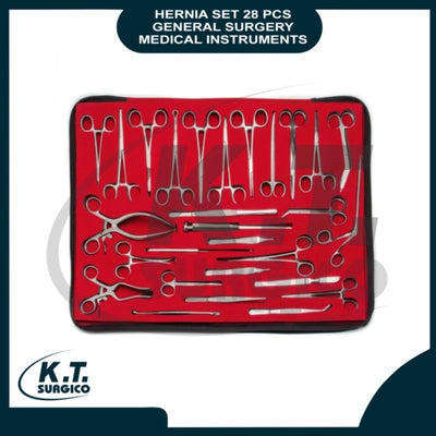 hernia set 28 pcs surgical instruments