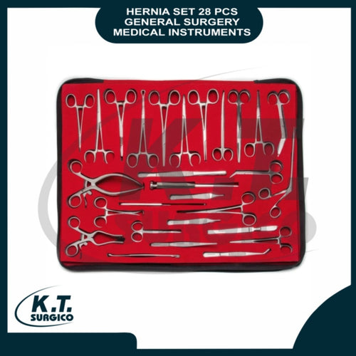 hernia set 28 pcs surgical instruments