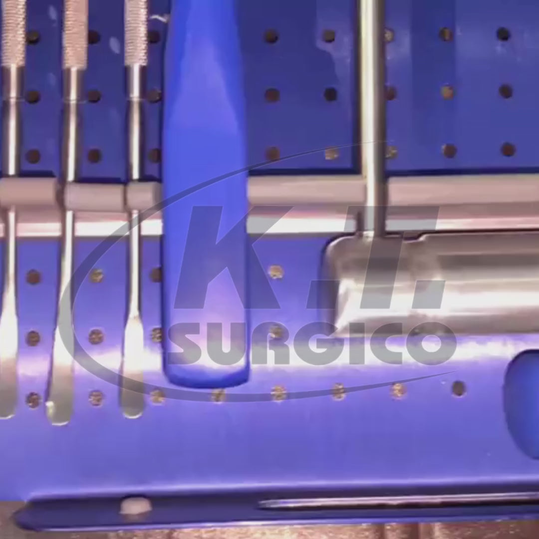 Complete UBE spine surgery instrument set for unilateral biportal endoscopic procedures.
