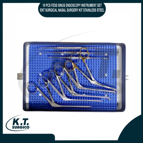 FESS sinus endoscopy instrument set ENT nasal surgery kit