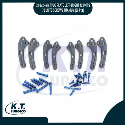 titanium TPLO plate set 2.0 2.4mm veterinary implants